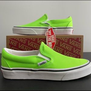 VANS Slip-On Neon green Women’s size 5.5
Brand new